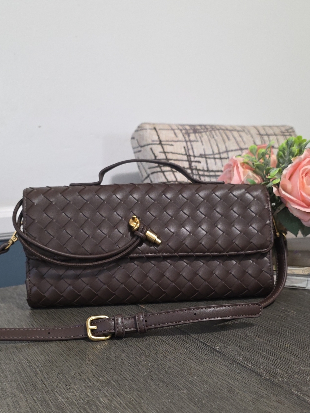 Ada Top Handle/crossbody Woven Bag